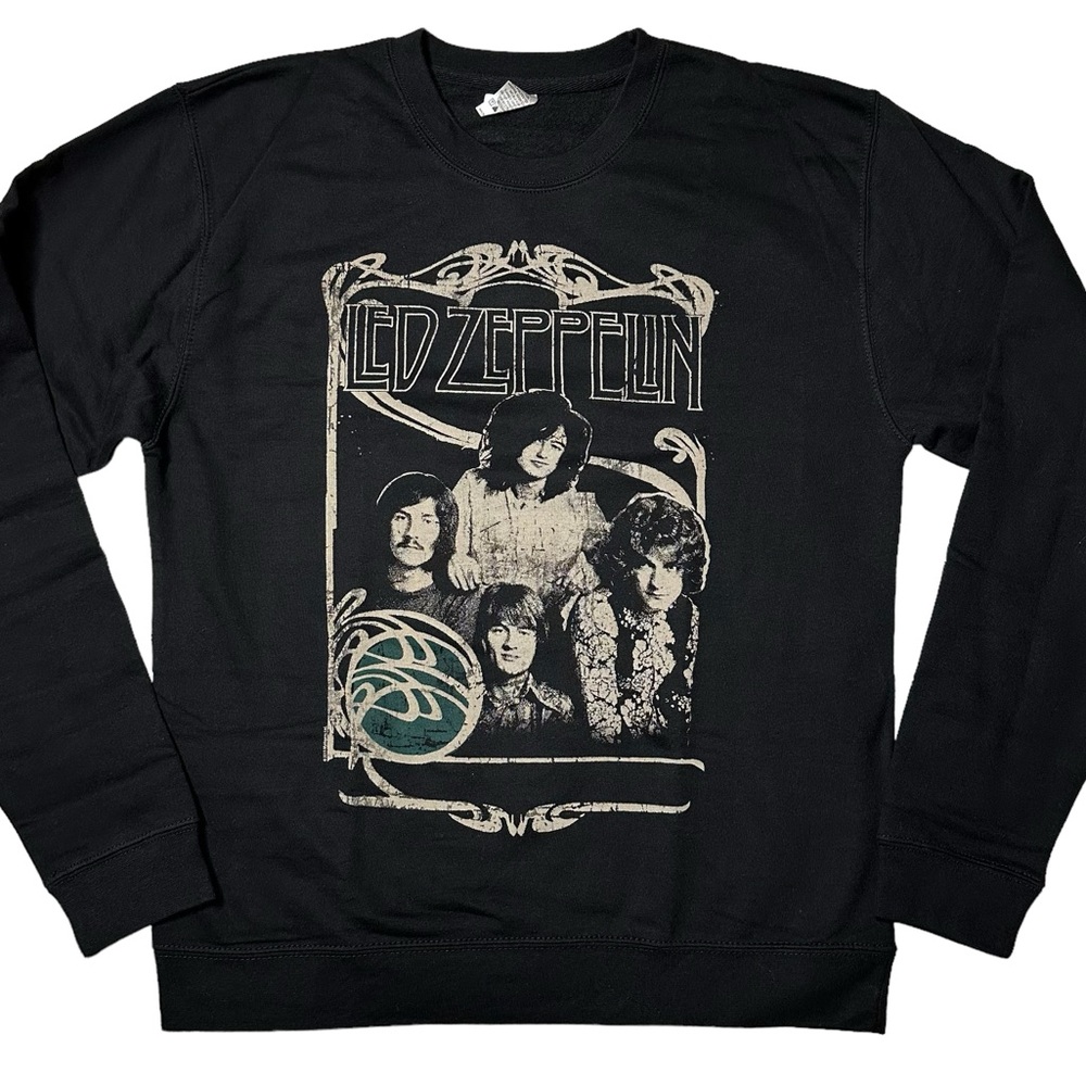 NWOT Led Zeppelin Men’s Good Times Bad Times Graphic Crewneck Sweatshirt Men’s M